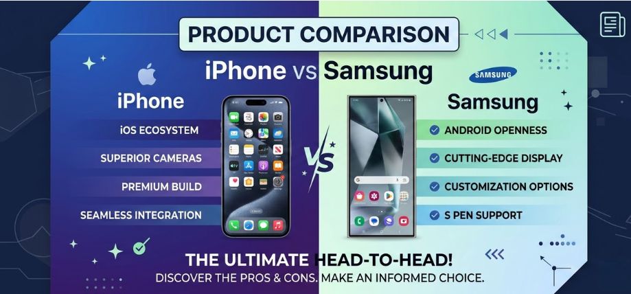 iPhone vs Samsung Comparison