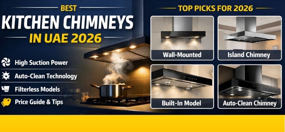 Best Kitchen Chimneys in UAE 2026 – Top Powerful & Auto-Clean Models with Price Guide
