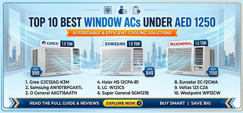 Best Window ACs Under AED 1250