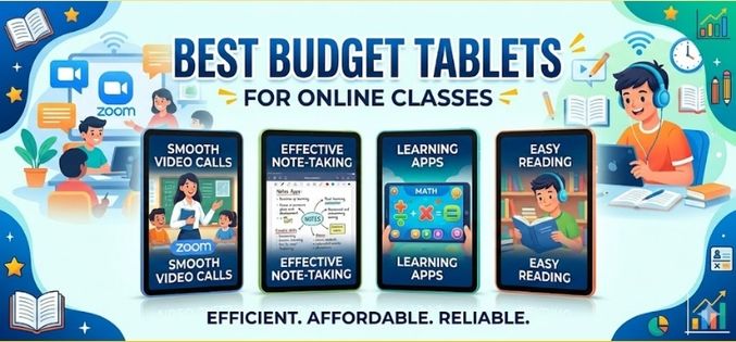 Best Budget Tablets for Online Classes 2026 – Top Affordable Tablets for Students