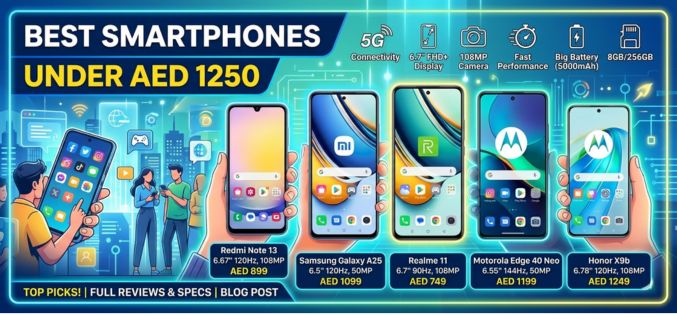 Best Smartphones Under AED 1250