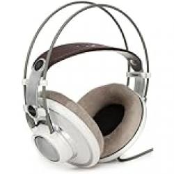 AKG Pro Audio K701 Over-Ear, Open-Back, Flat-Wire, Reference Studio Headphones, White