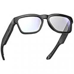 OhO sunshine Smart Glasses Unisex, Clear Glasses with Bluetooth Speaker and UV Protection Blue Light Blocking Lens