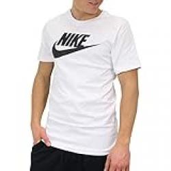 Nike Men's Nsw Tee Icon Futura T-Shirt, White (White/Black 101), L