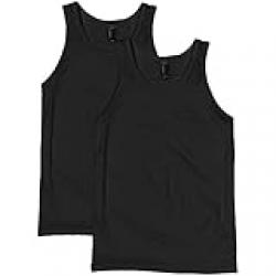 Hanes Men's Tank Top/Cami Shirt, Black, L