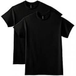 Gildan Unisex DryBlend Style G8000, Multipack T-Shirt, Black (2-pack), Large