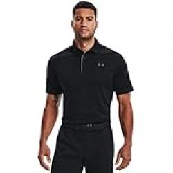Under Armour Tech Polo Men's T-shirt, Black/Graphite, Size L