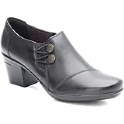 Clarks Women's Warrenwarrenwarrenwarrenwarrenwarren Slip-On Loafer, US, Black Leather, 9 UK Wide
