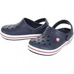 Crocs unisex-child Crocband Clog Clog, Navy/Red, 28/29 EU
