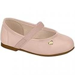 Molekinha Evelyn Girls Casual Ballerina Sandals Made in Brazil (Pink, 19 EU)- Girl Fashion Shoes and Sandal