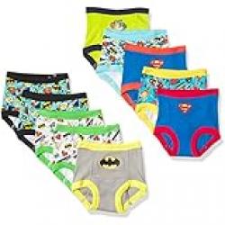 DC Comics Toddler Potty Training Pants with Superman, Batman & Wonder Woman With Success Chart & Stickers
