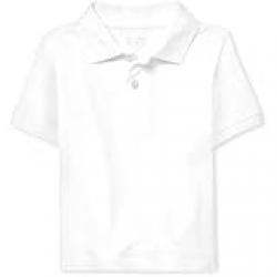 The Children's Place Boys Short Sleeve School Uniform Polo Shirt , White , 3 Years