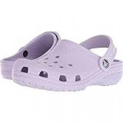 Crocs Classic Clog U-Kd Crcs Slip-On Slingback Water Sandal for Unisex Kids, Lavender, 33 EU