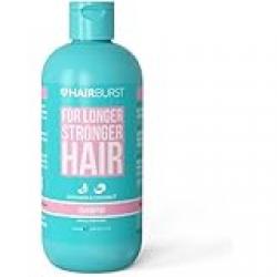 HAIR BURST Hair Growth Shampoo - Reduces Hair Loss - Strengthens Existing Hair Growth - Contains No SLS and Parabens - Coconut and Avocado Aroma - New Bigger Bottles 350ml
