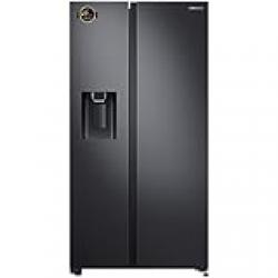 Samsung 660 Liters, Side By Side Refrigerator, RS64R5331B4/AE, Gentle Black Matt, SpaceMax Technology, 20 Year Warranty on Digital Inverter Compressor