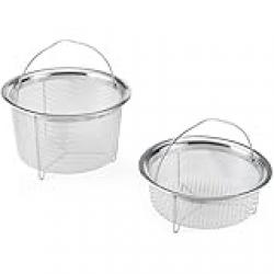 Instant Pot 5252246 Official Large Mesh Steamer Basket Set Of 2 5252247