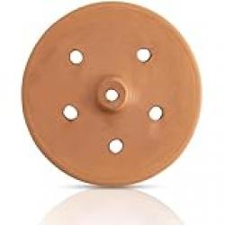 Hakan Handmade Clay Pot Dolma Lid Cover, Unglazed Terracotta Grape Leaf Roll Lid, Natural Earthenware Weighted Cooking Grill Press (Medium 8.2 in)