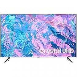 Samsung Smart TV, Crystal UHD, 75 Inch, Black, Crystal Processor 4K, Smart Hub, Object Tracking Sound Lite, UA75CU7000 - 2023 - International Version
