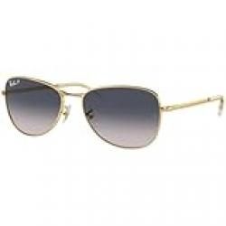 Ray-Ban Unisex's 0RB3733 Squared Sunglasses, Arista/Blue Gradient Polar