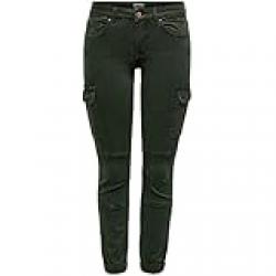 Only Women's Onlmissouri Reg Ank Life Cargo TroUSers, Color: Rosin_19-0509 Tcx, Size: 38