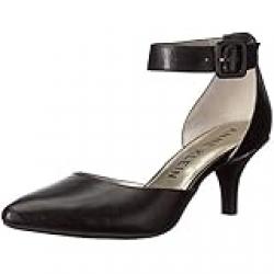 AK Anne Klein Women's Fabulist Leather Dress Pump, Black, 10.5