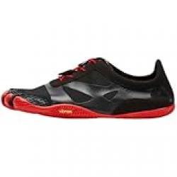 Vibram FiveFingers Men's KSO Evo Multisport Indoor Shoes, Black Black Red, 40 EU