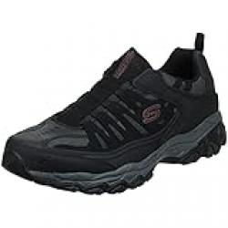 Skechers AFTERBURN M. FIT WONTED, Men's Shoes, Black, 41.5 EU