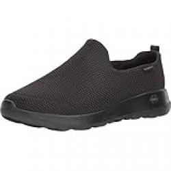 Skechers Go Walk Max-Athletic Air Mesh Shoes for men, Black/Black/Black, 42.5 EU X-Wide