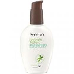 Aveeno Clear Complexion Salicylic Acid Acne-Fighting Daily Face Moisturizer for Breakout-Prone Skin & Uneven Tone, Total Soy Complex, Oil-Free, Hypoallergenic & Non-Comedogenic, 4 fl. oz