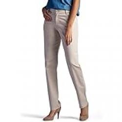 Lee Women's Relaxed fit All Day Straight Leg Trousers Trunks, Parchment, 42