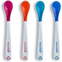Munchkin - White Hot Infant Safety Spoons - 4pk