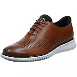 Cole Haan Mens 2 Zerogrand LSR Wing British Tan/Black/Ivory 7 D, 40 EU