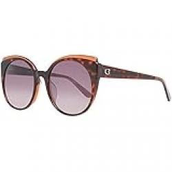 Guess Cateye Women's Sunglasses, Havana with Brown Gradient Lenses GU7591F 56F Lens 53mm