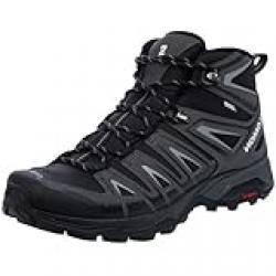 SALOMON mens X Ultra Pioneer Mid Cswp Climbing Shoe, Black/Magnet/Monument, 44 2/3 EU
