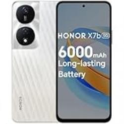 Honor X7b 5G 16GB RAM (8+8GB Extended)+ 256GB ROM, Dual SIM, 90Hz 6.8 Inch FHD+ Ultra Bright Display, 6000mAh Ultra Durable Battery, Crystal Silver - UAE TRA Version