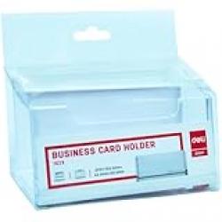 Deli E7623 BUSiness Card Holder, Transparent