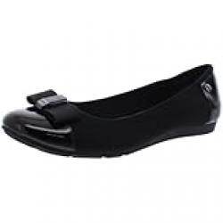 Anne Klein Women's Alive Ballet Flat, Black, 8.5