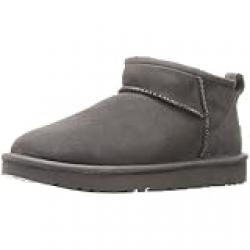 UGG Women's Classic Ultra Mini Boot, Grey, 08
