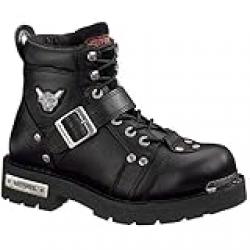 Harley-Davidson mens Brake Buckle Black Size: 10.5