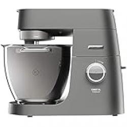 KENWOOD Stand Mixer Kitchen Machine Metal Body CHEF XL TITANIUM 1700W with 6.7L SS Bowl, 5 Tool Attachments, Glass Blender, Meat Grinder, Multi Mill KVL8430S Silver