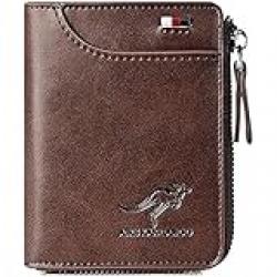 Reshline Mens RFID Blocking Wallet, BROWN, Vintage