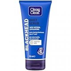 Clean & Clear Daily Face Scrub , Blackhead Clearing , helps eliminate and prevent blackheads and acne for a refined complexion, 150ml