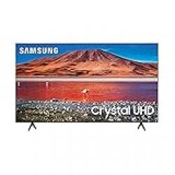 Samsung 75 Inches 4K Ultra HD LED Smart TV with Built-in Receiver, Black - UA75AU7000 - International Version