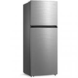 Midea 645L Gross Top Mount Double Door Refrigerator MDRT645MTE46, 2 Doors Frost Free Fridge Freezer with Smart Sensor & Humidity Control, Active-C Fresh, Multi-Air Flow, Electronic Silver