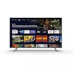 JVC 75 Inch Edgeless 4K QLED Official Google Certified Android Smart TV With Dolby Vision Atmos, Chrome Cast Built In and OK GOOGLE