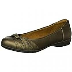 SOUL Naturalizer Women's Gift Ballet Flat Nickel, 38 EU