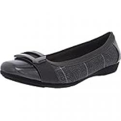 Anne Klein Women's Uplift Ballet Flat, Black, 37.5 EU