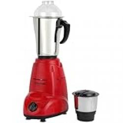 Olsenmark 600W 2-in-1 Mixer Grinder - Multifunctional Grinder with Stainless Steel Jars& Blades -3 Speed, Safety Twist Lock - Perfect for Dry & Wet Fine Grinding Mixing Juicing