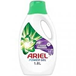 Ariel Lavender Laundry Detergent Liquid Gel, 1.8L