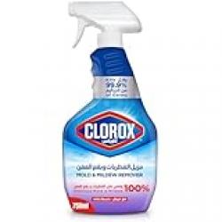 Clorox Mold & Mildew Remover spray with bleach, 750ml, Kills 99.9% Of Germs, 100% Destroys Mold and Mildew